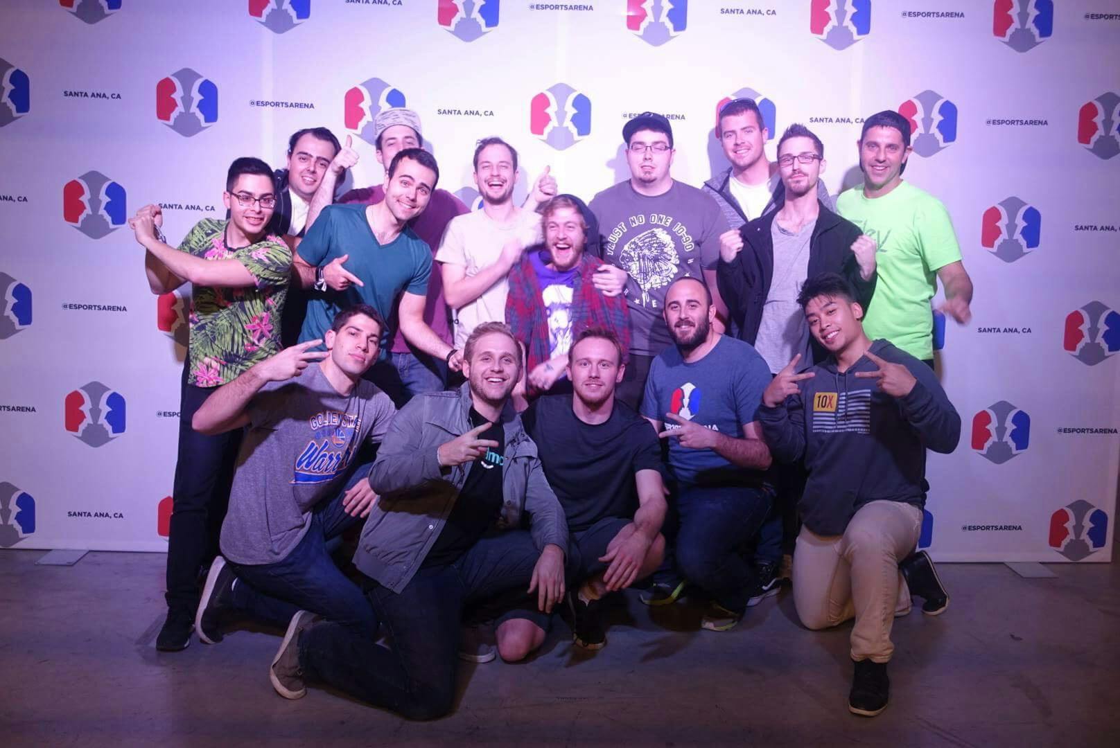 A group image of attendees attending the Anaheim CA LAN in 2017.